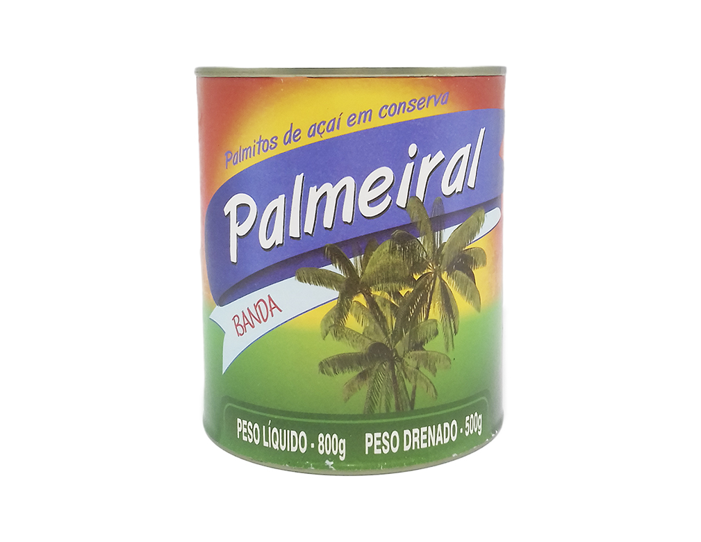 PALMITO BANDA AÇAÍ PALMEIRAL 500 G 